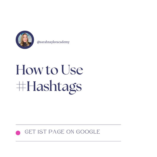 How to use #hashtags